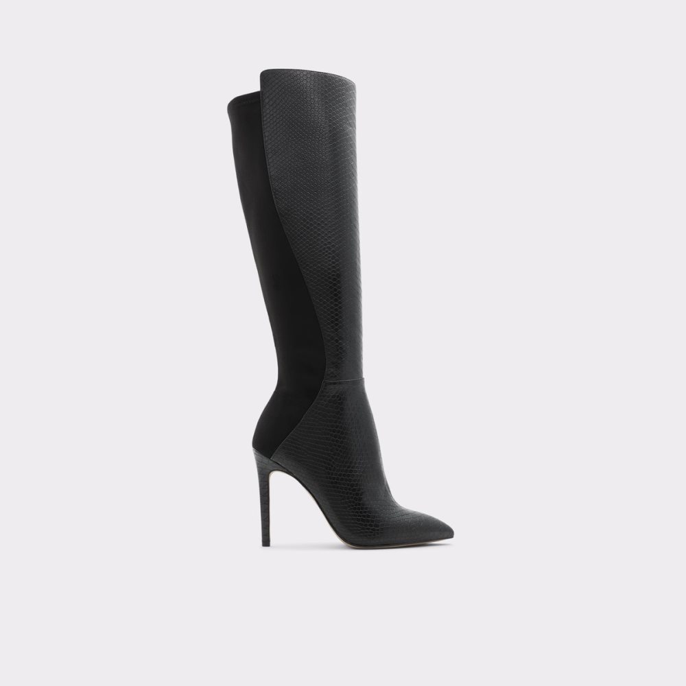 Bottes Hautes Aldo Sophialaan Knee-high - Stiletto Noir Serpent Femme | TXGN-63198791