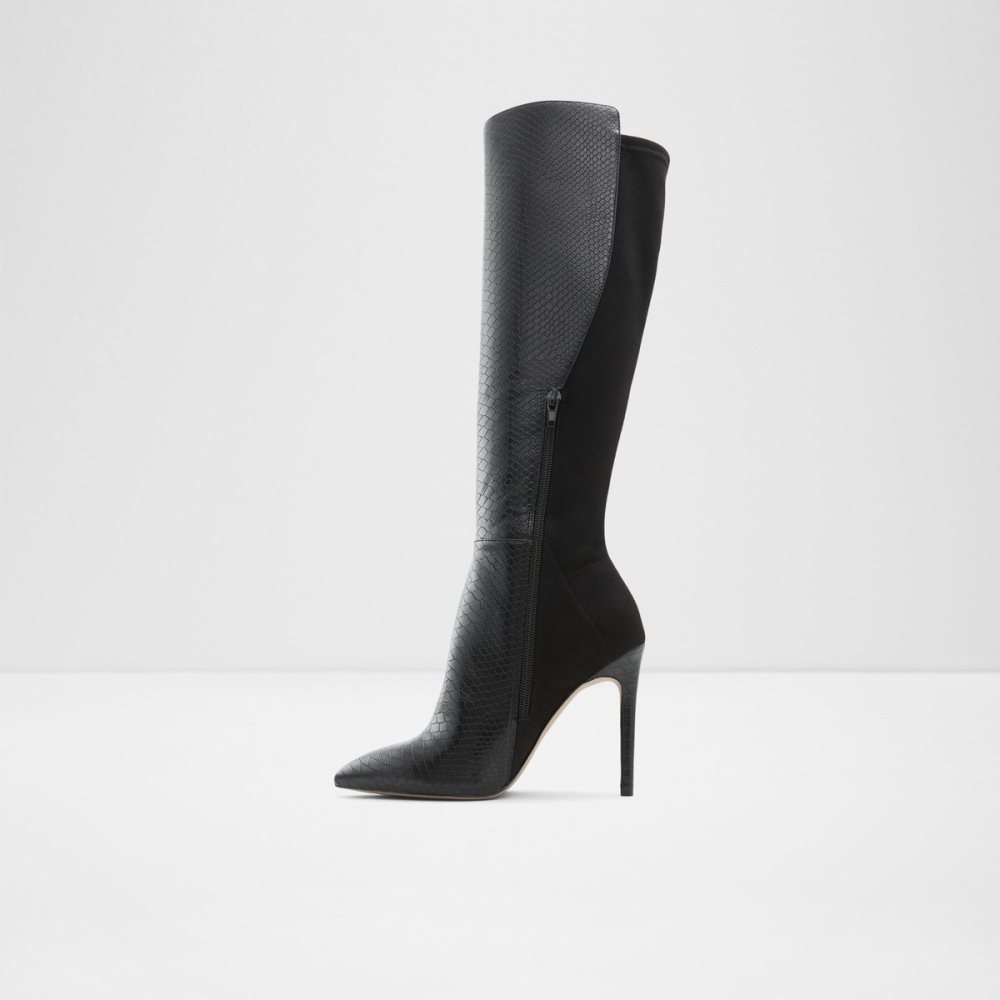 Bottes Hautes Aldo Sophialaan Knee-high - Stiletto Noir Serpent Femme | TXGN-63198791