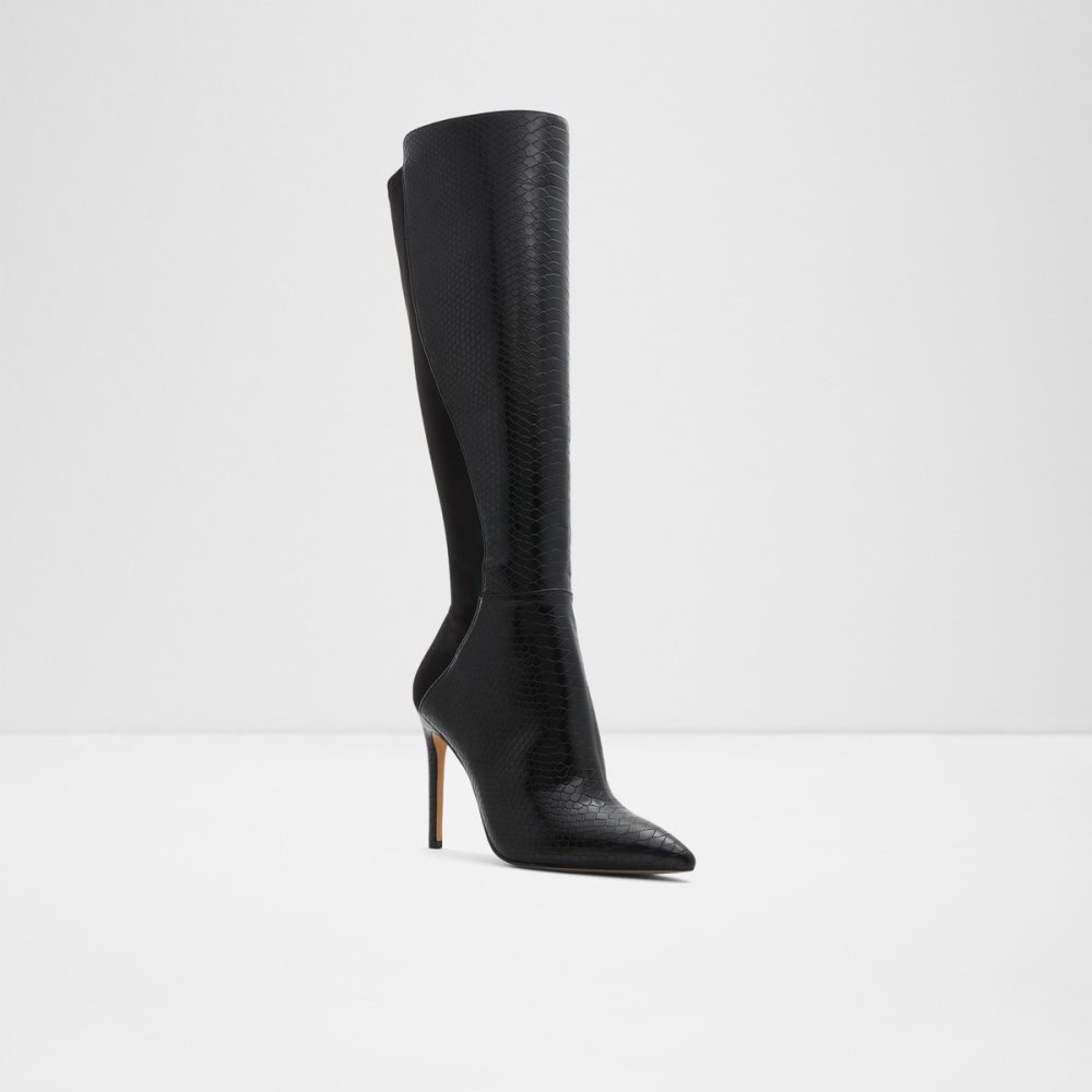 Bottes Hautes Aldo Sophialaan Knee-high - Stiletto Noir Serpent Femme | TXGN-63198791