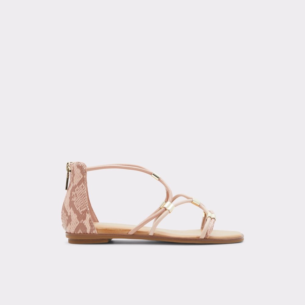 Sandales Aldo Oceriwenflex Lanières Plates Sandal Rose Femme | LIOP-05486564