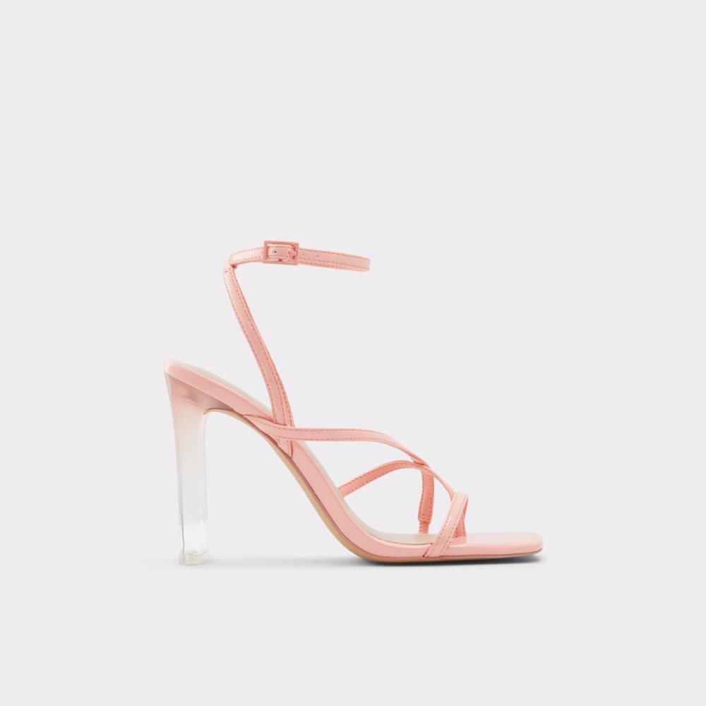 Sandales Aldo Hainiel Lanières Talons Sandal - Cup Sole Orange Clair Femme | WZBB-02674652