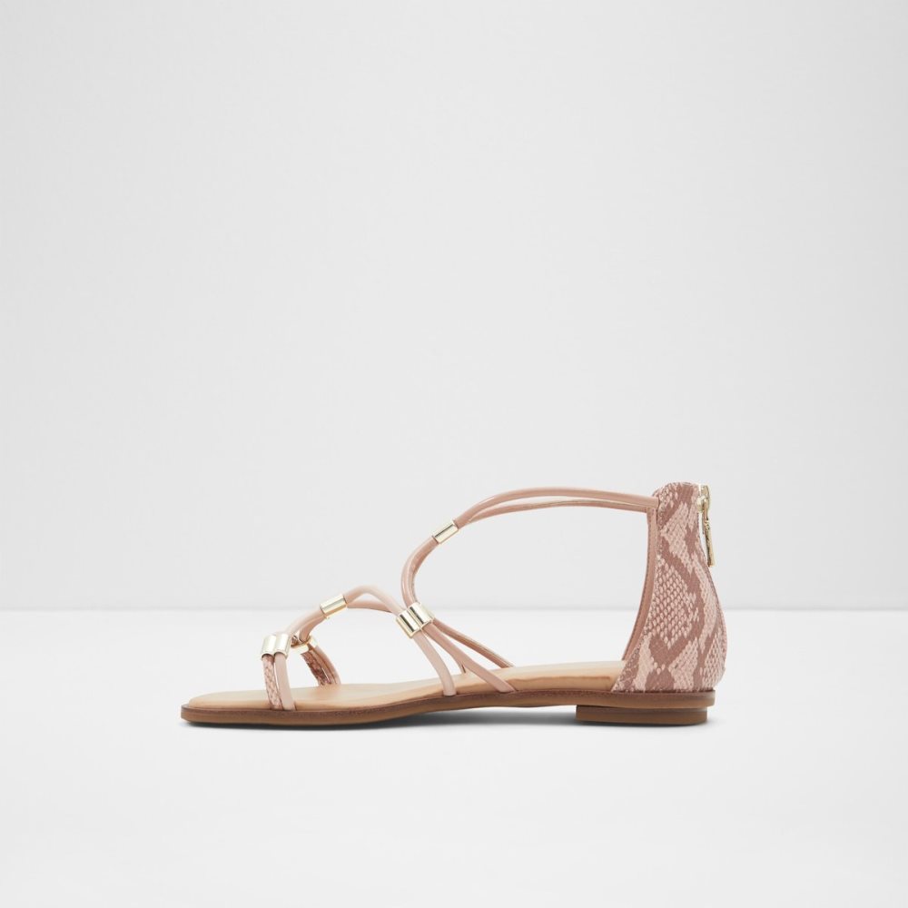 Sandales Aldo Oceriwenflex Lanières Plates Sandal Rose Femme | LIOP-05486564