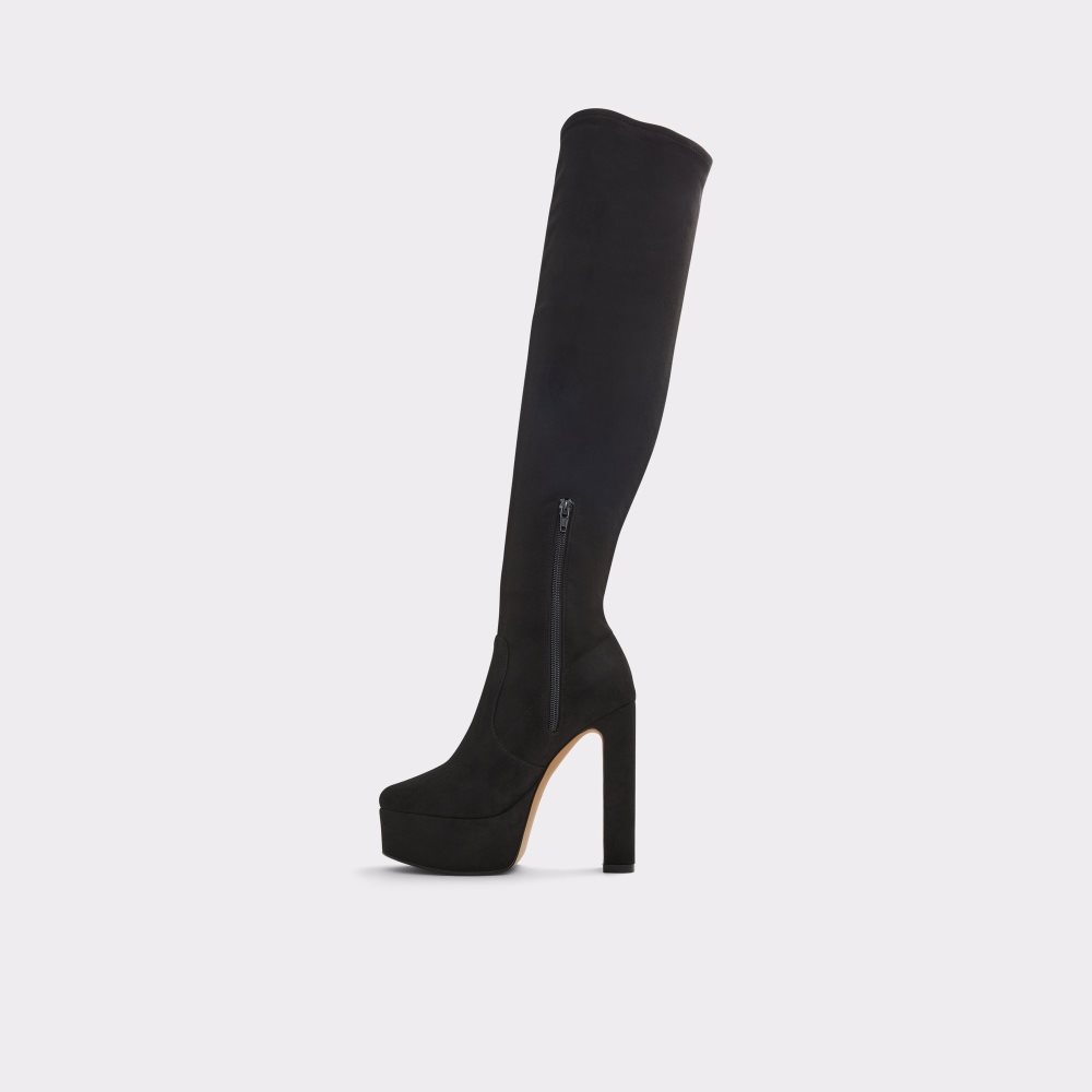 Bottes Hautes Aldo Astelawan Over-the-knee - Plateforme Noir Femme | ZBLX-24290370