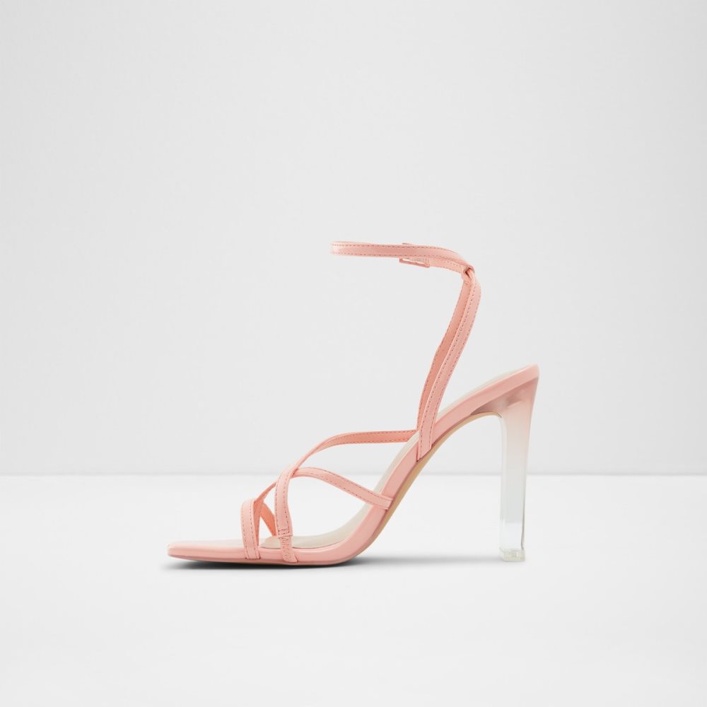 Sandales Aldo Hainiel Lanières Talons Sandal - Cup Sole Orange Clair Femme | WZBB-02674652