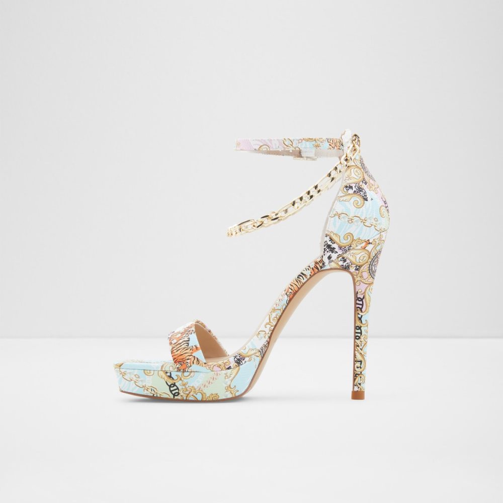 Chaussures Plateforme Aldo Scarlettchain Talons Sandal - Stiletto Multicolore Femme | RWJM-32066408