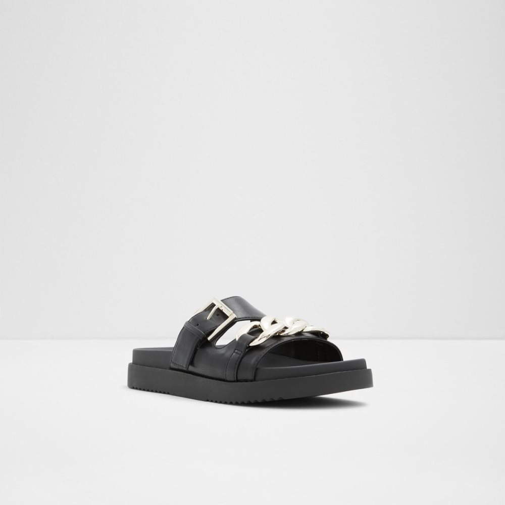 Sandales Aldo Asae Claquette Sandal Noir Femme | FAQE-73982510