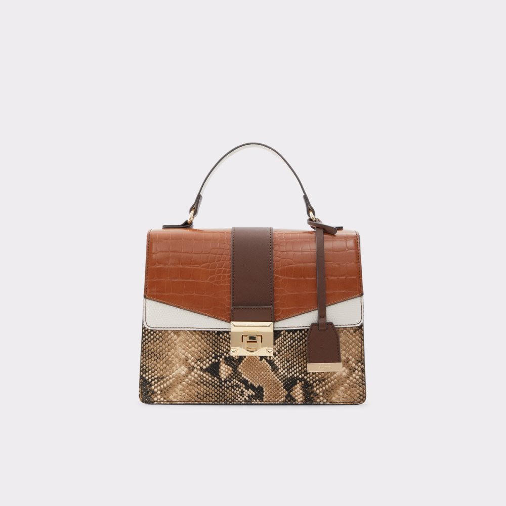 Sac à Main Aldo Elilidithh Top Handle Beige Femme | HUWW-98251415