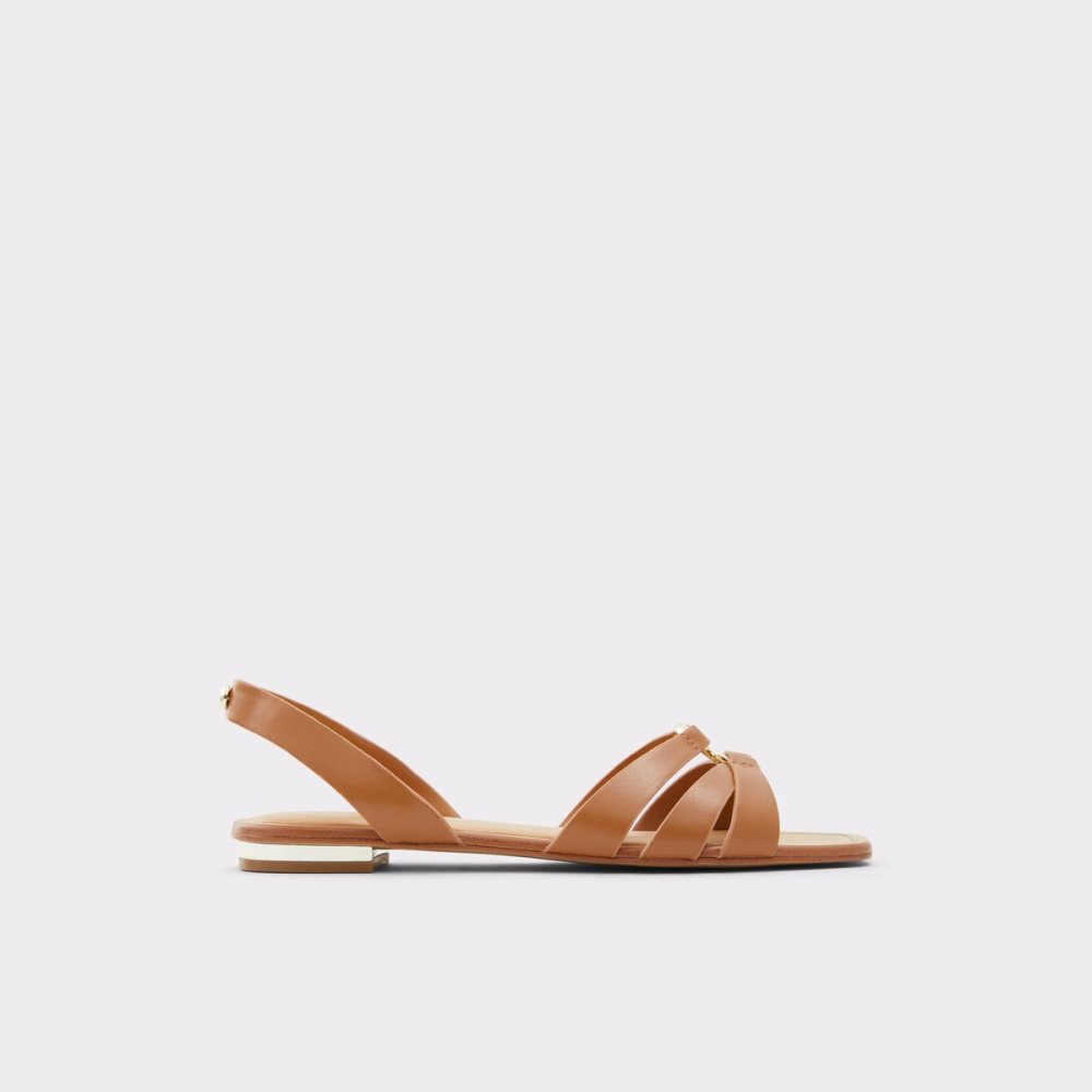 Sandales Aldo Marassi Brides Back Sandal Marron Femme | UJFX-23086820