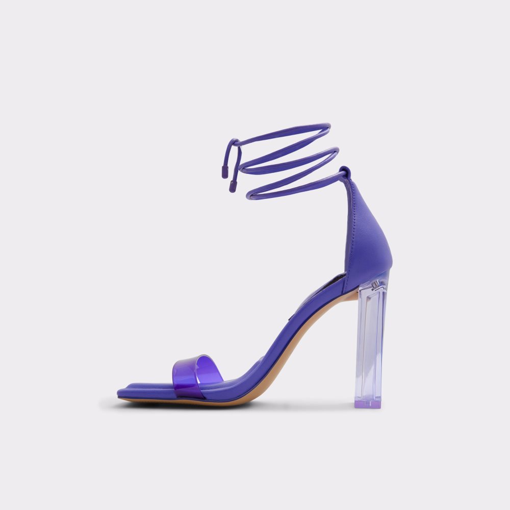 Talon Bloc Aldo Onardonita Talons Sandal Violette Clair Femme | FINK-10009139