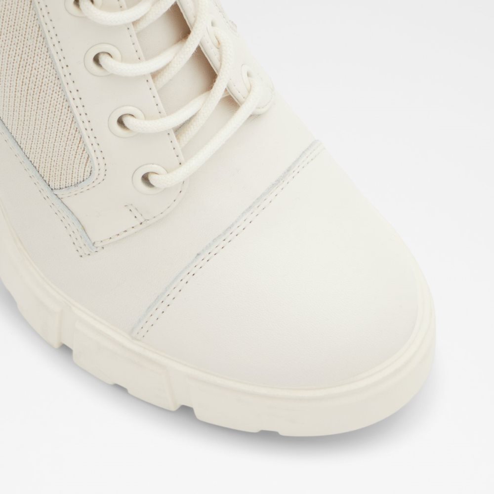 Bottes de combat Aldo Rebel - Lug Sole Blanche Femme | DYBN-08624451