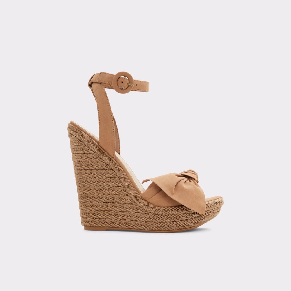 Sandales Aldo Besch Wedge Sandal - Wedge Marron Femme | PPWZ-64007096