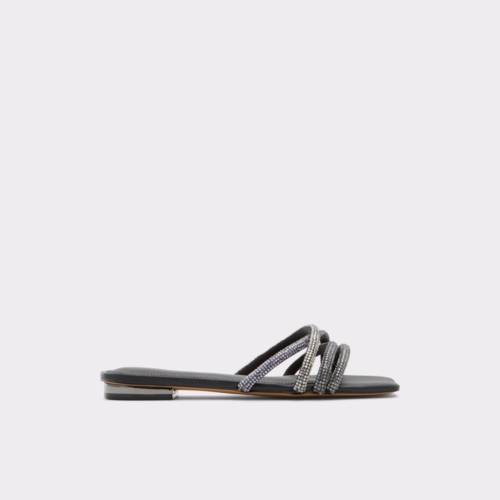 Sandales Aldo Rossie Claquette Sandal Noir Femme | VSVM-74638339