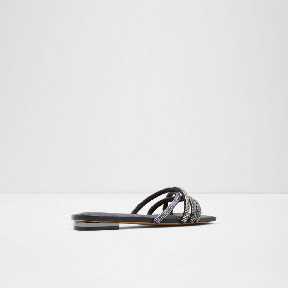 Sandales Aldo Rossie Claquette Sandal Noir Femme | VSVM-74638339