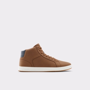 Baskets Aldo Afiac High Top - Cup Sole Marron Homme | RQFL-36279238