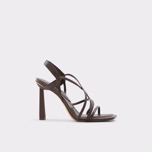 Sandales Aldo Amilia Lanières High Sandal Marron Foncé Femme | VXLG-26345322