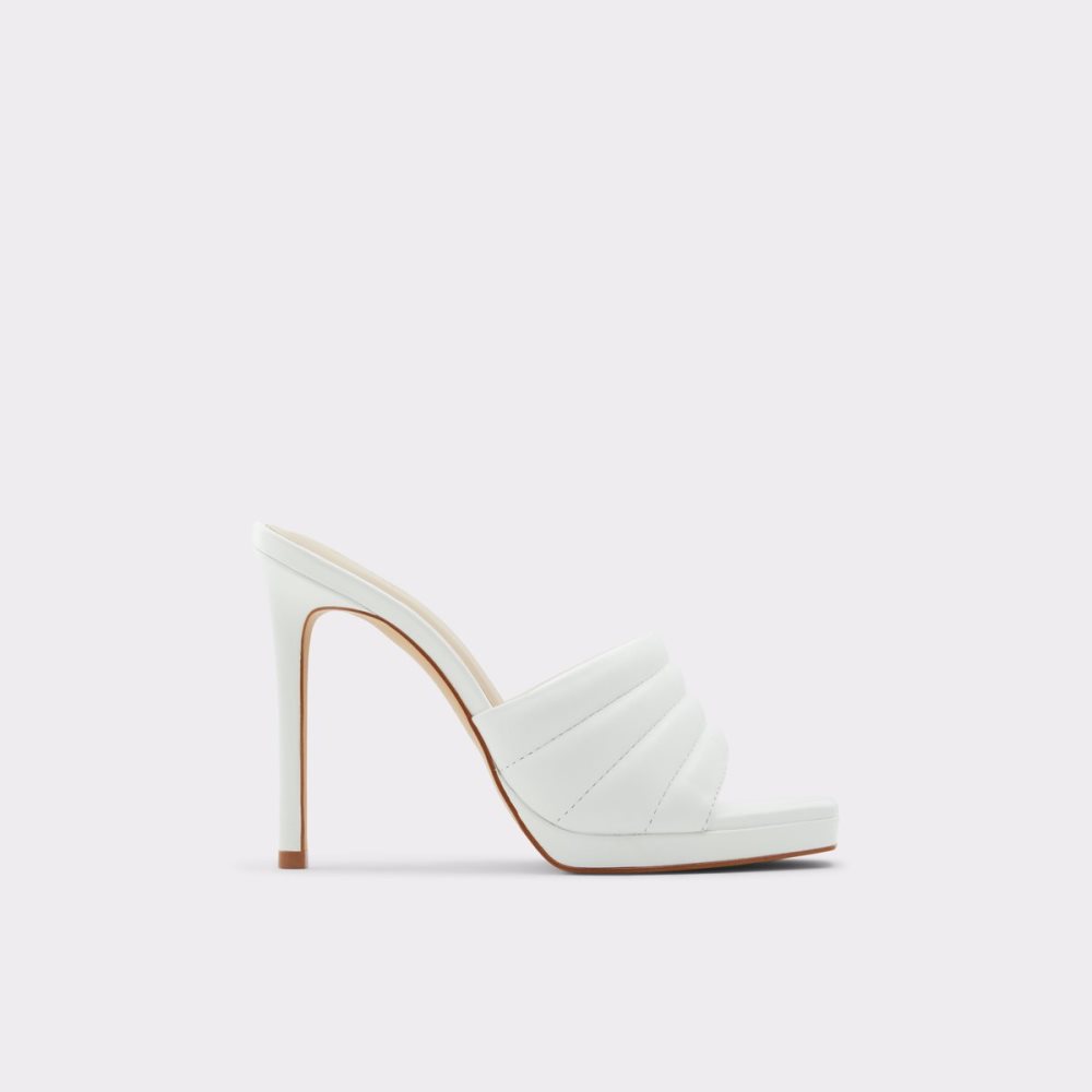 Chaussures Plateforme Aldo Gennia Talons Mule - Stiletto Blanche Femme | ZAEA-59836625