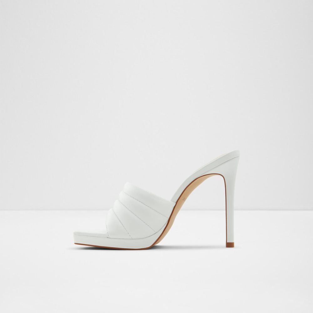 Chaussures Plateforme Aldo Gennia Talons Mule - Stiletto Blanche Femme | ZAEA-59836625