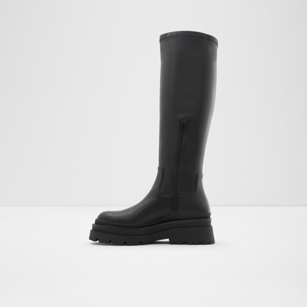 Bottes Hautes Aldo Majorr Knee-high - Lug Sole Noir Femme | GNGF-86135835