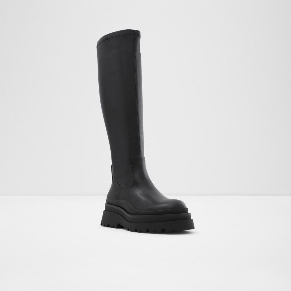 Bottes Hautes Aldo Majorr Knee-high - Lug Sole Noir Femme | GNGF-86135835