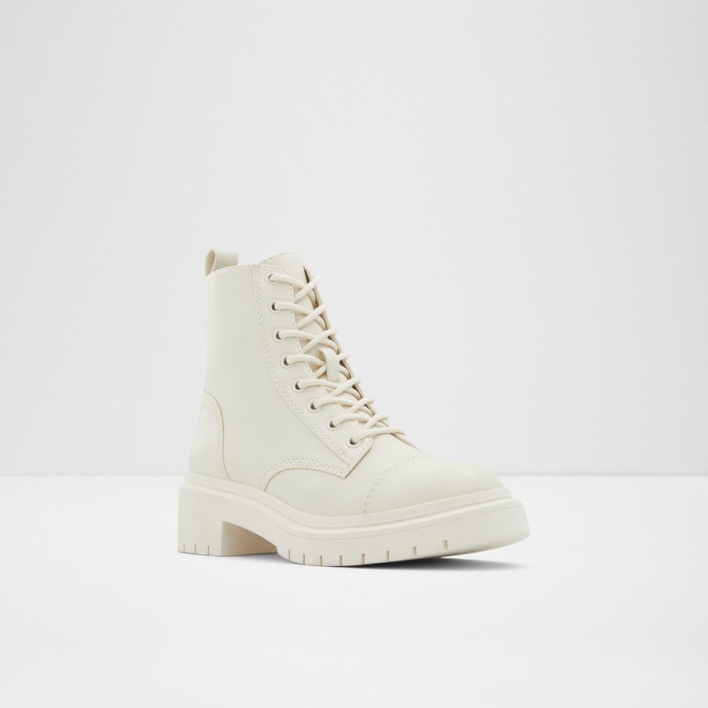 Bottes de combat Aldo Goer - Lug Sole Blanche Femme | YNVR-70161640