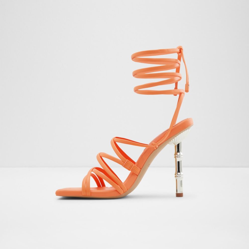 Talons Aldo Bodisse Lanières Talons Sandal - Stiletto Orange Clair Femme | IWAB-64702145