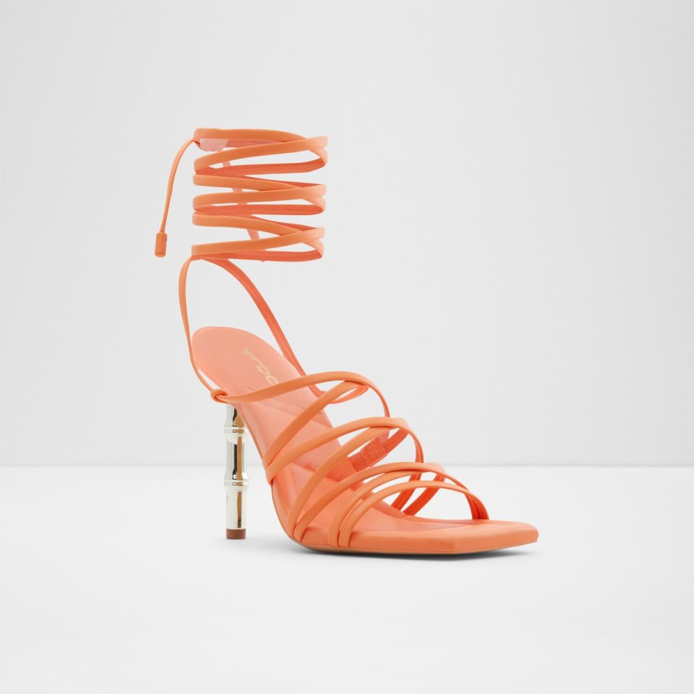 Talons Aldo Bodisse Lanières Talons Sandal - Stiletto Orange Clair Femme | IWAB-64702145