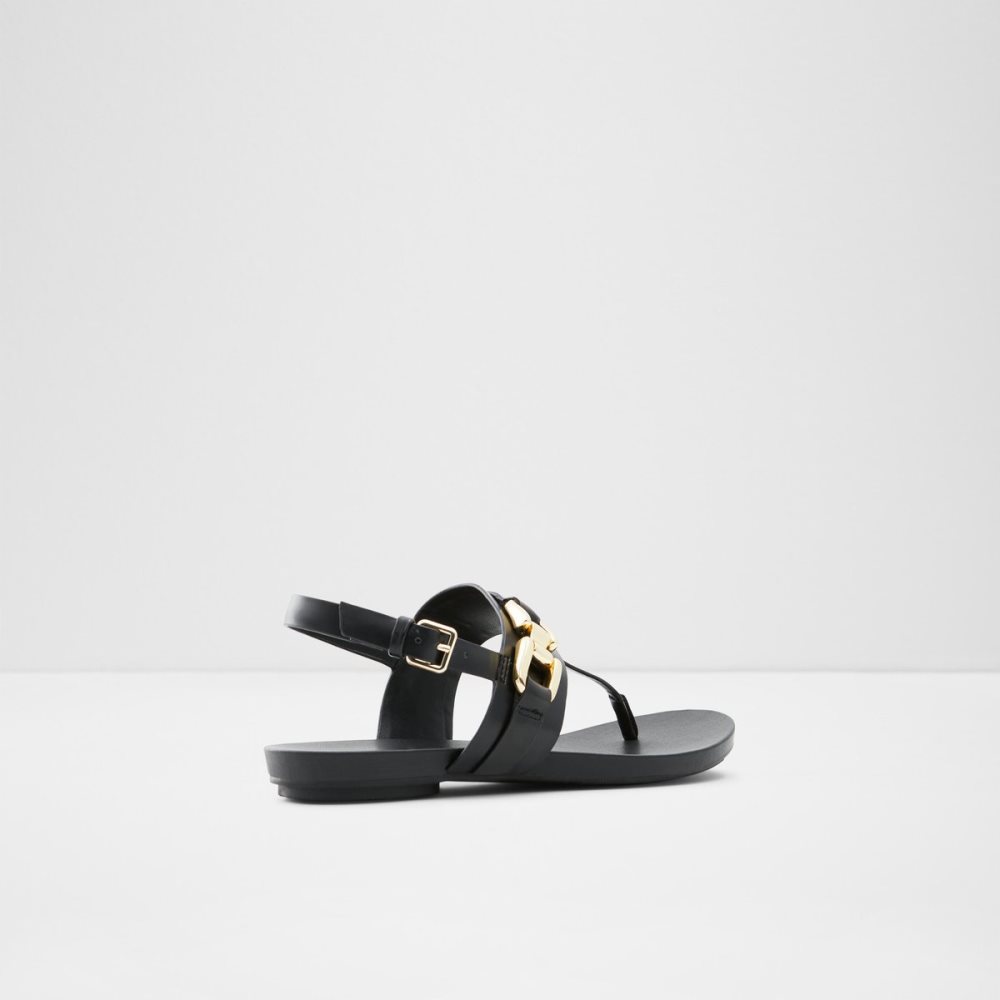 Sandales Aldo Gannamaryn T-strap Sandal Noir Femme | GQHP-95786195