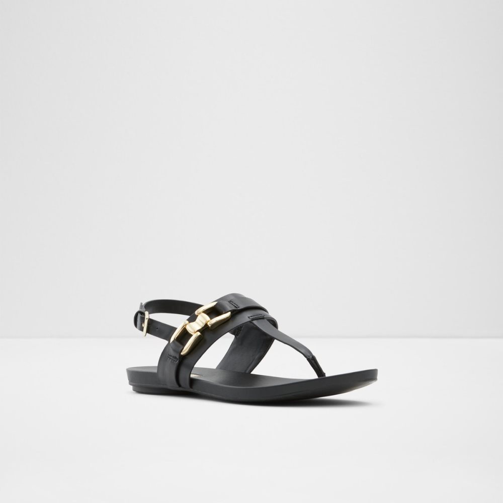 Sandales Aldo Gannamaryn T-strap Sandal Noir Femme | GQHP-95786195