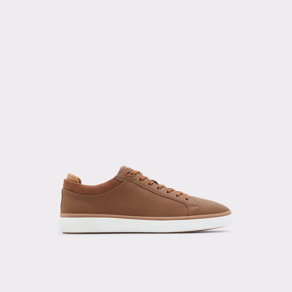 Baskets Aldo Finespec Low Top - Cup Sole Marron Homme | ODMS-96646630