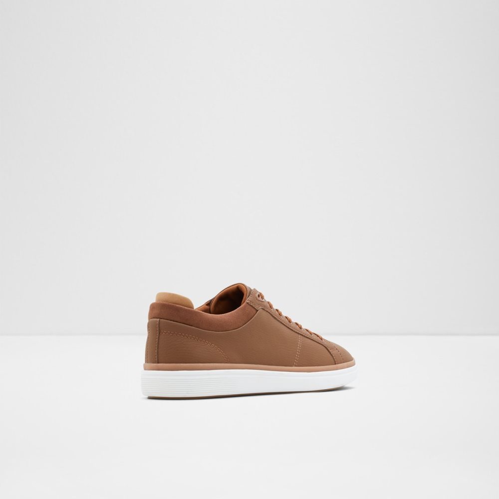 Baskets Aldo Finespec Low Top - Cup Sole Marron Homme | ODMS-96646630