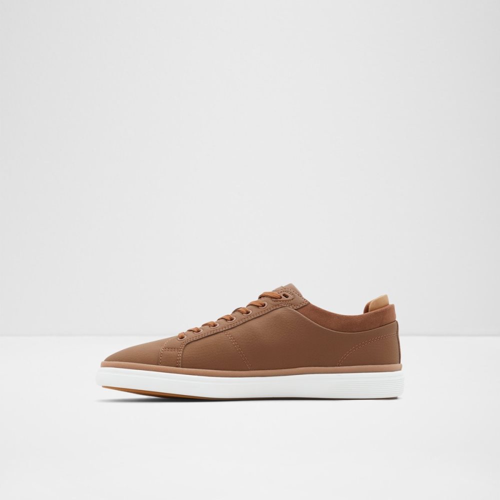 Baskets Aldo Finespec Low Top - Cup Sole Marron Homme | ODMS-96646630