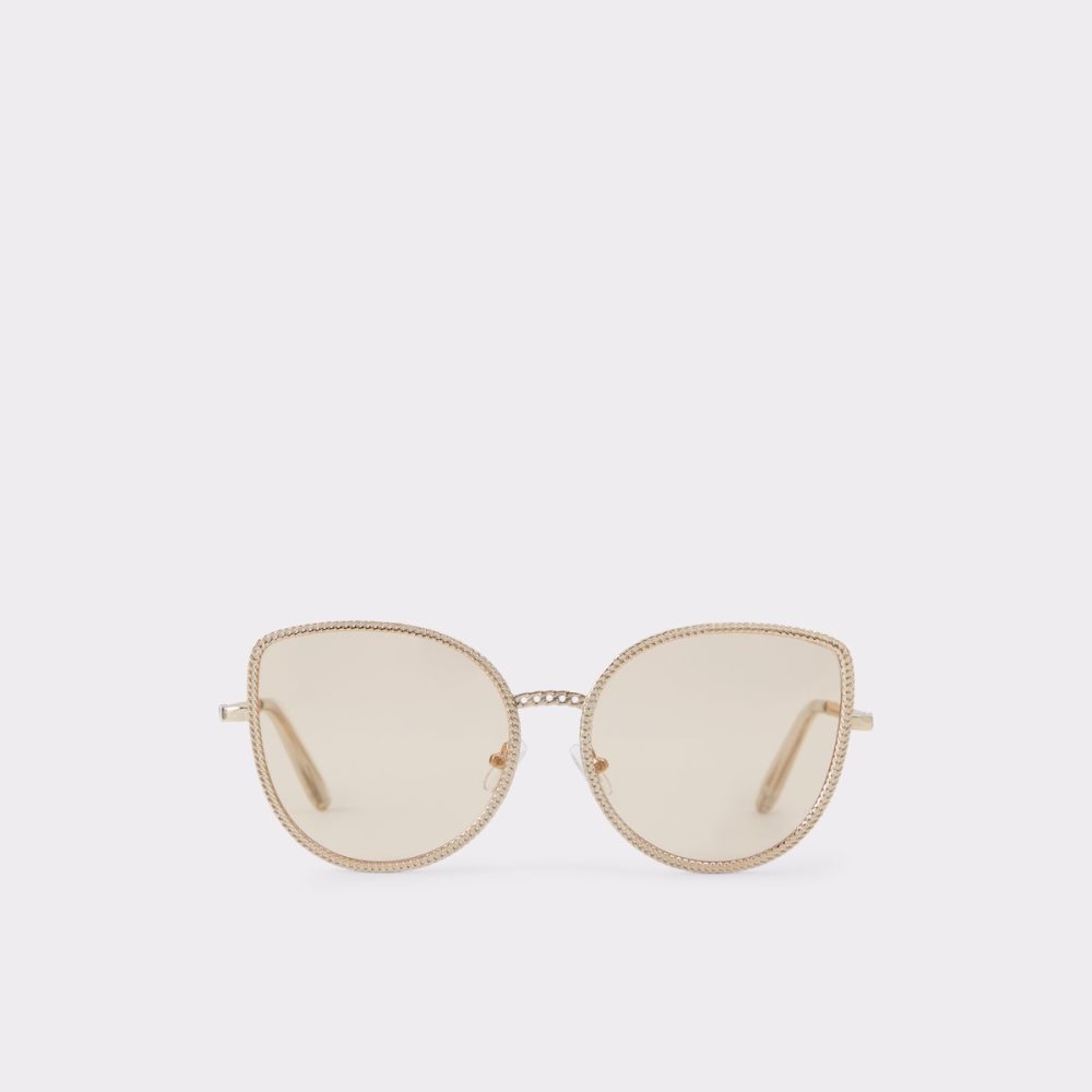 Lunettes de Soleil Aldo Kedira Cat Eye Doré Femme | TMXT-54962564