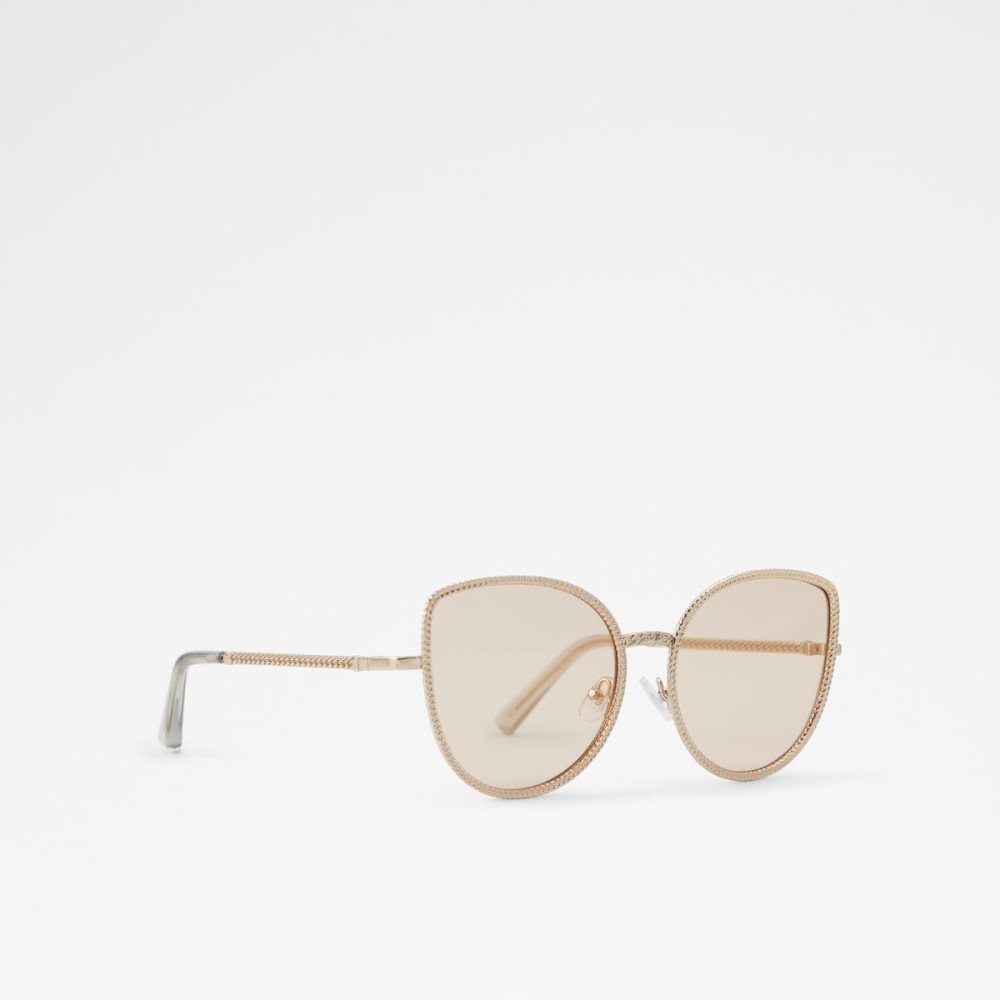 Lunettes de Soleil Aldo Kedira Cat Eye Doré Femme | TMXT-54962564