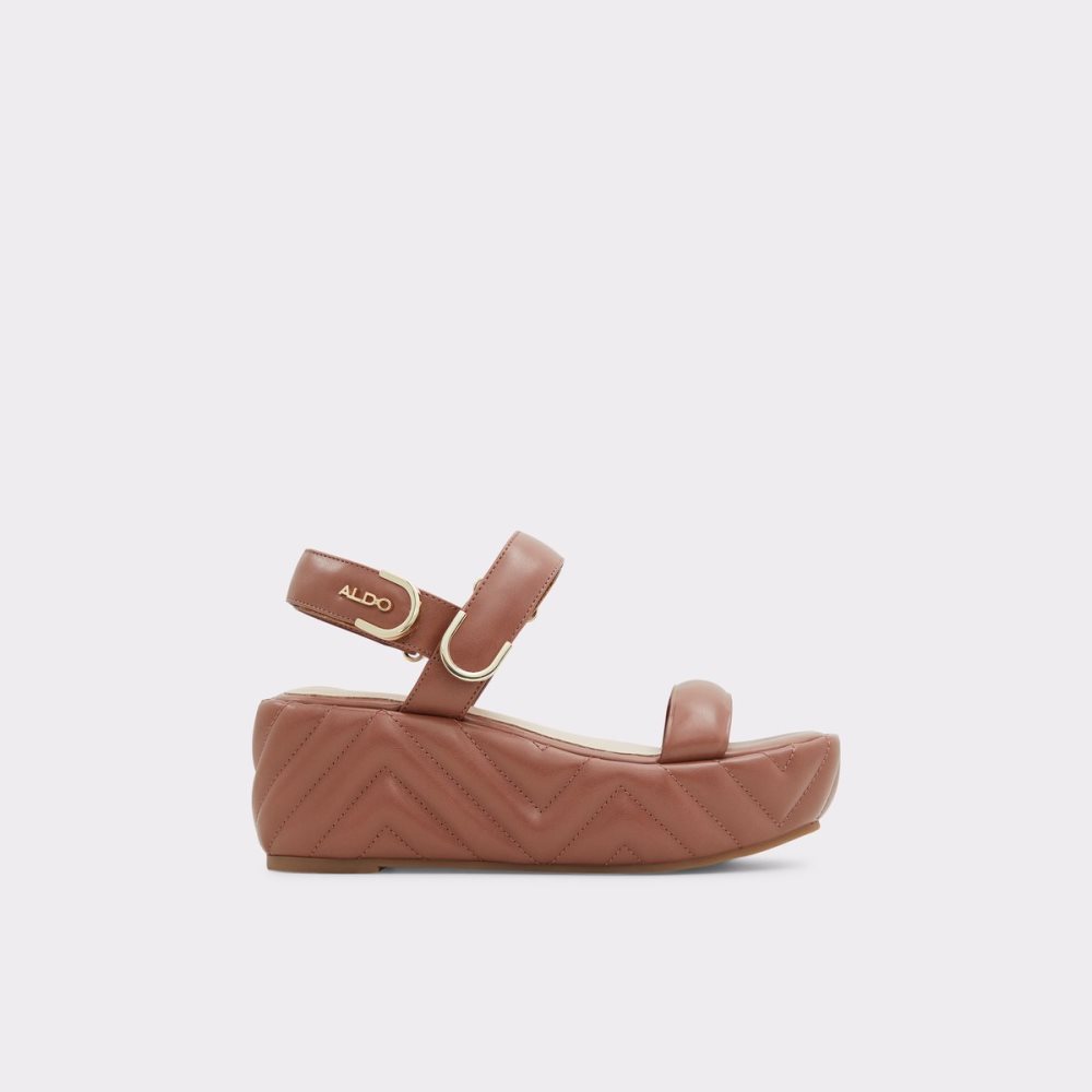 Sandales Aldo Eroellan Wedge Sandal - Rouge Femme | JIUI-92873258