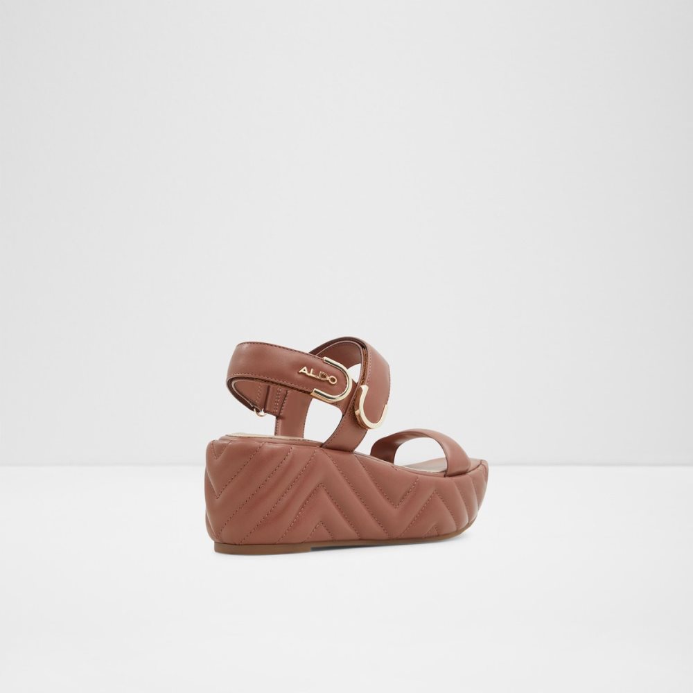 Sandales Aldo Eroellan Wedge Sandal - Rouge Femme | JIUI-92873258