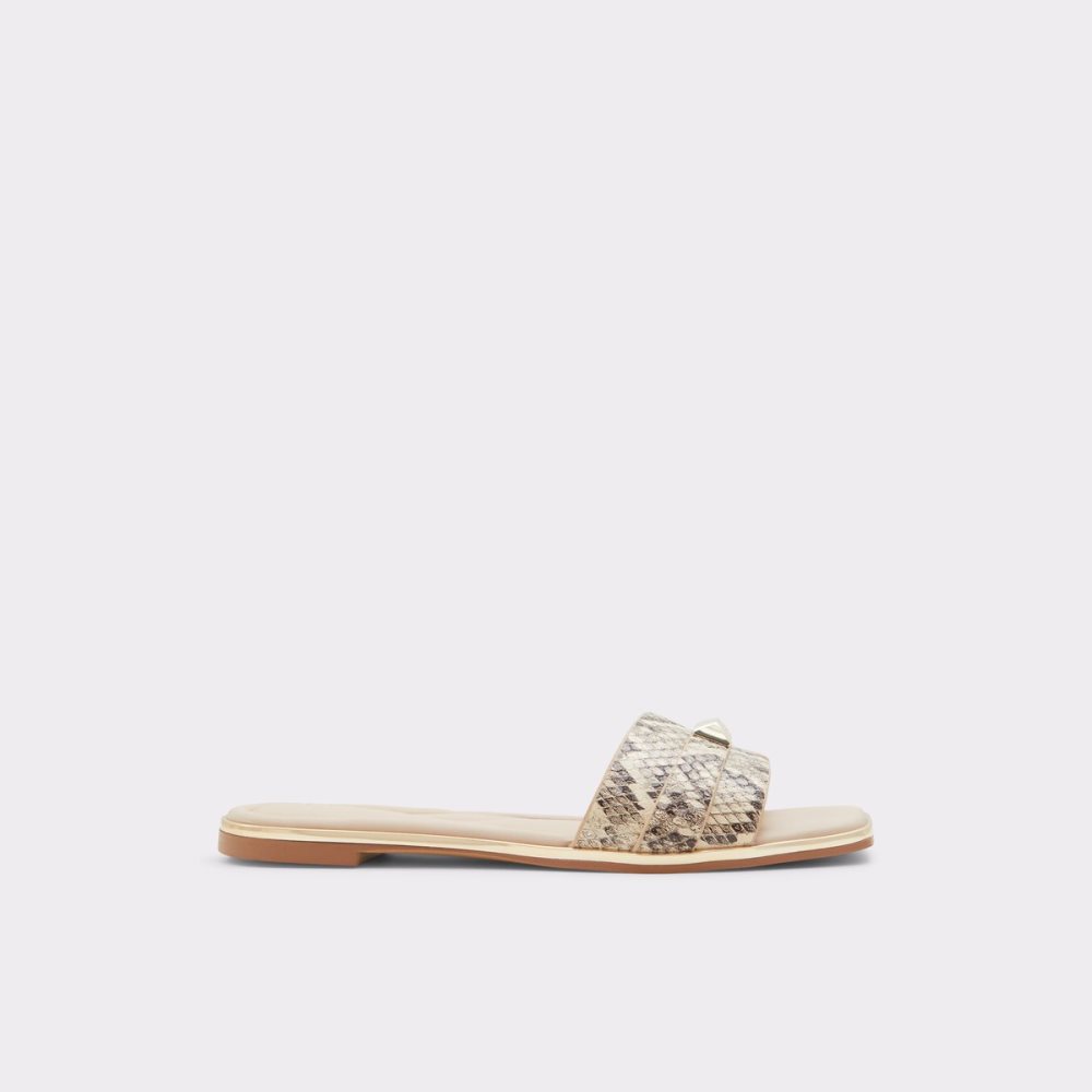 Sandales Aldo Darine Claquette Sandal Beige Femme | FZQJ-62063507