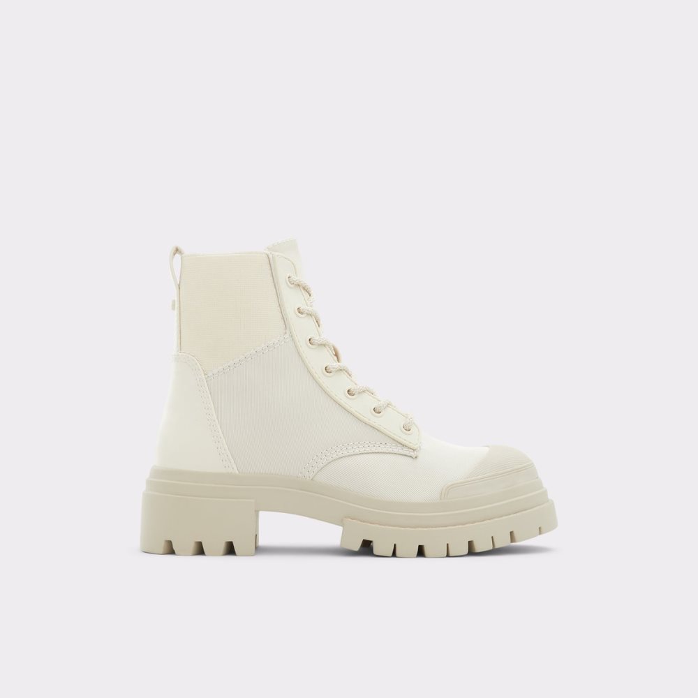 Bottes de combat Aldo Charline - Lug Sole Blanche Femme | ENRM-70401937