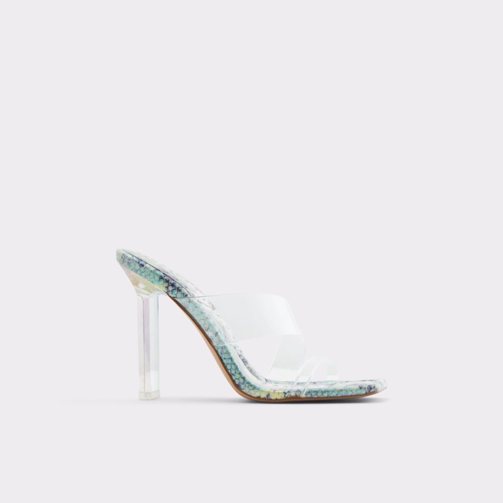 Sandales Aldo Aderra Talons Mule - Stiletto Vert Clair Femme | PLFL-28354036