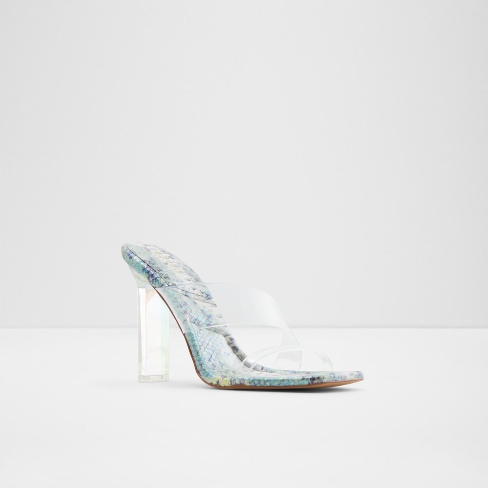 Sandales Aldo Aderra Talons Mule - Stiletto Vert Clair Femme | PLFL-28354036