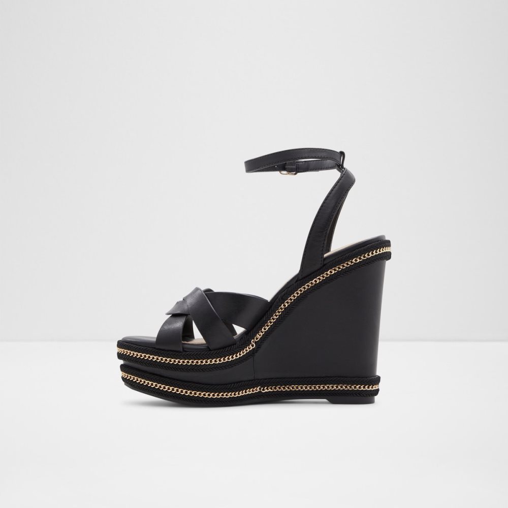 Sandales Aldo Droyers Wedge Sandal - Wedge Noir Femme | KAYR-17818462