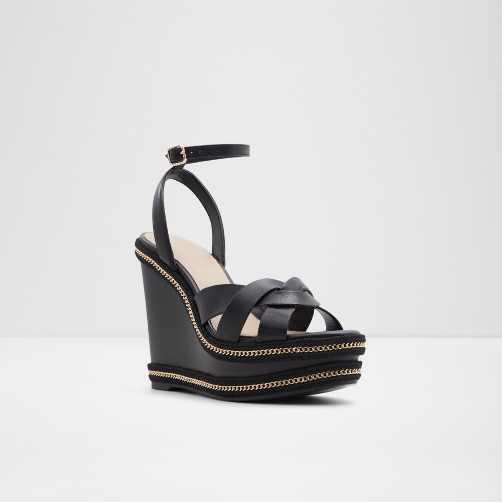 Sandales Aldo Droyers Wedge Sandal - Wedge Noir Femme | KAYR-17818462