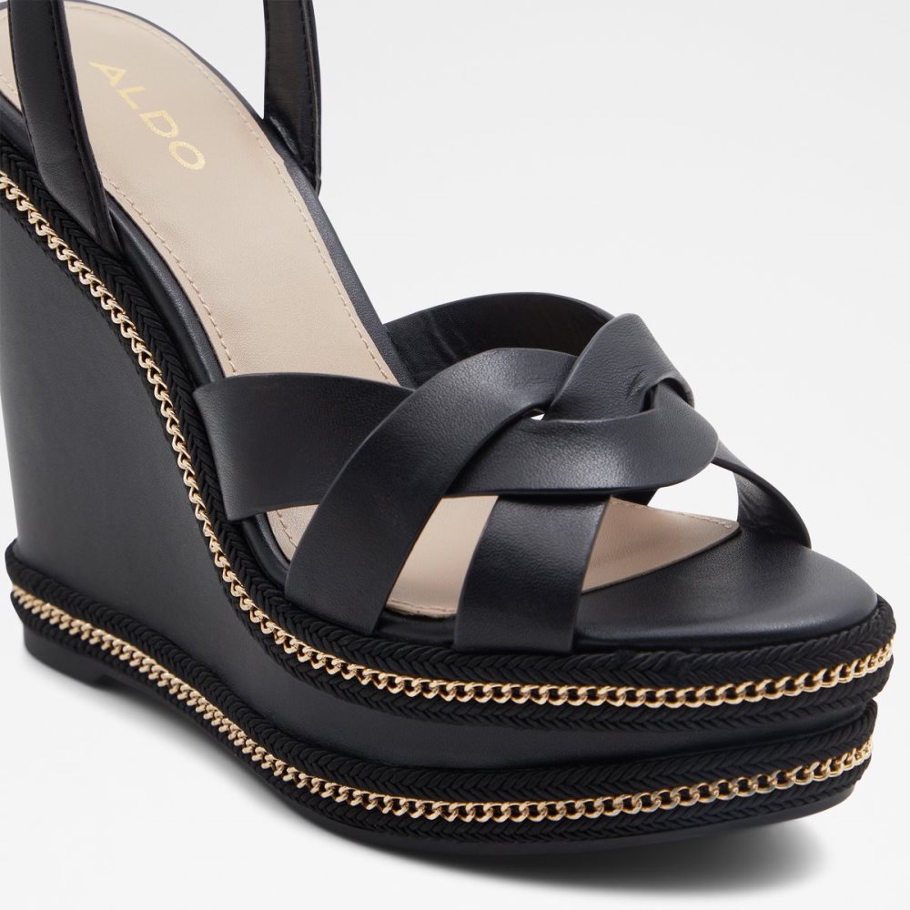 Sandales Aldo Droyers Wedge Sandal - Wedge Noir Femme | KAYR-17818462