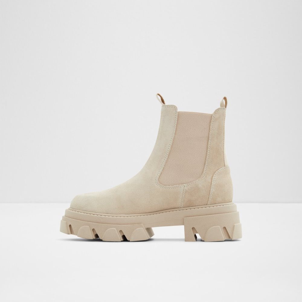 Bottines Chelsea Aldo Bigtrek - Lug Sole Beige Clair Femme | GCQC-35065903