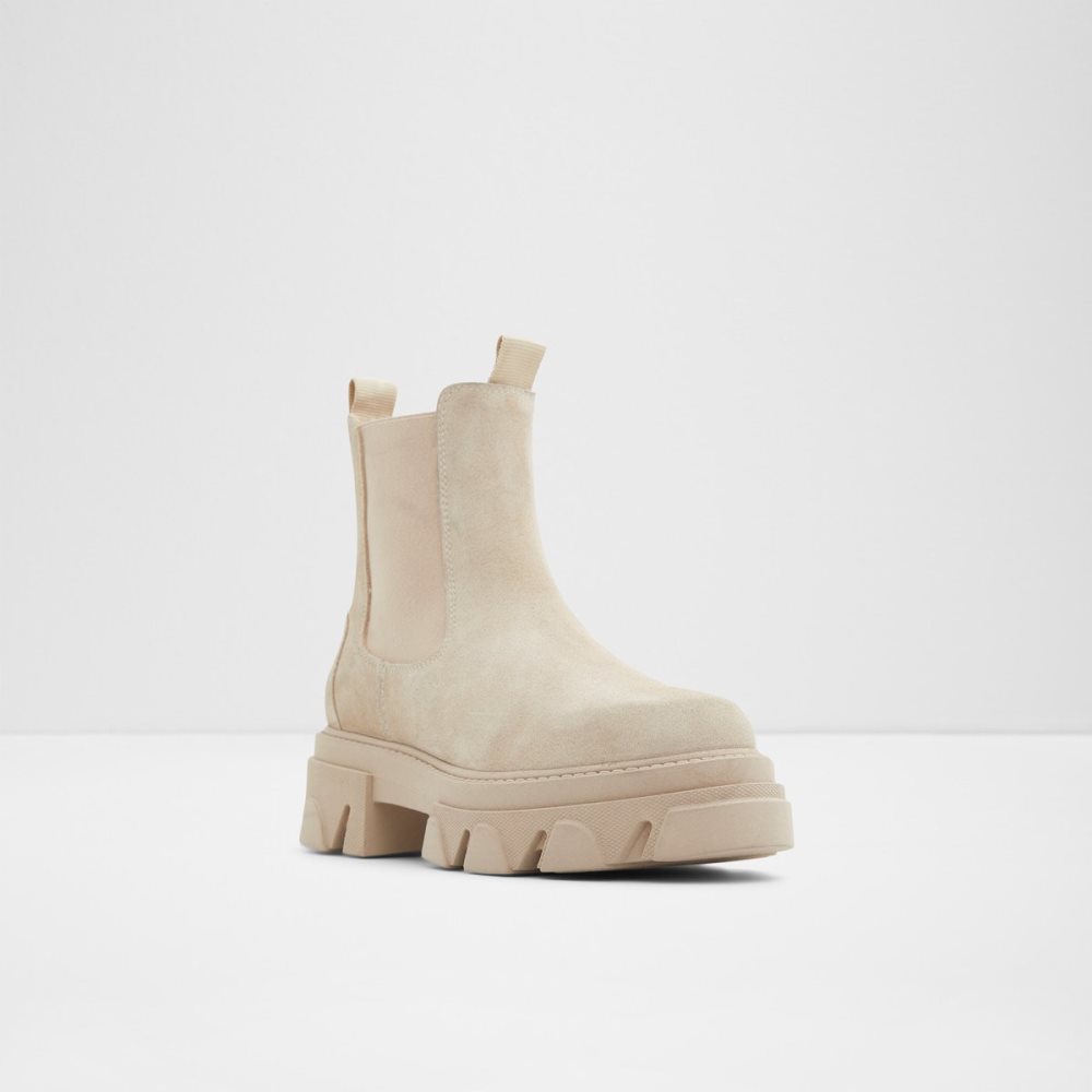 Bottines Chelsea Aldo Bigtrek - Lug Sole Beige Clair Femme | GCQC-35065903