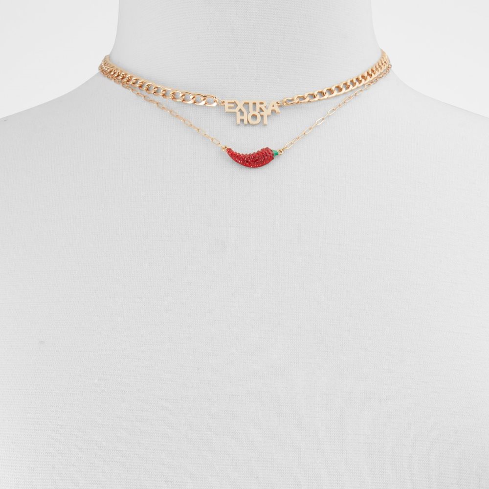 Collier Aldo Unirawin Rouge Femme | MIEE-41084583