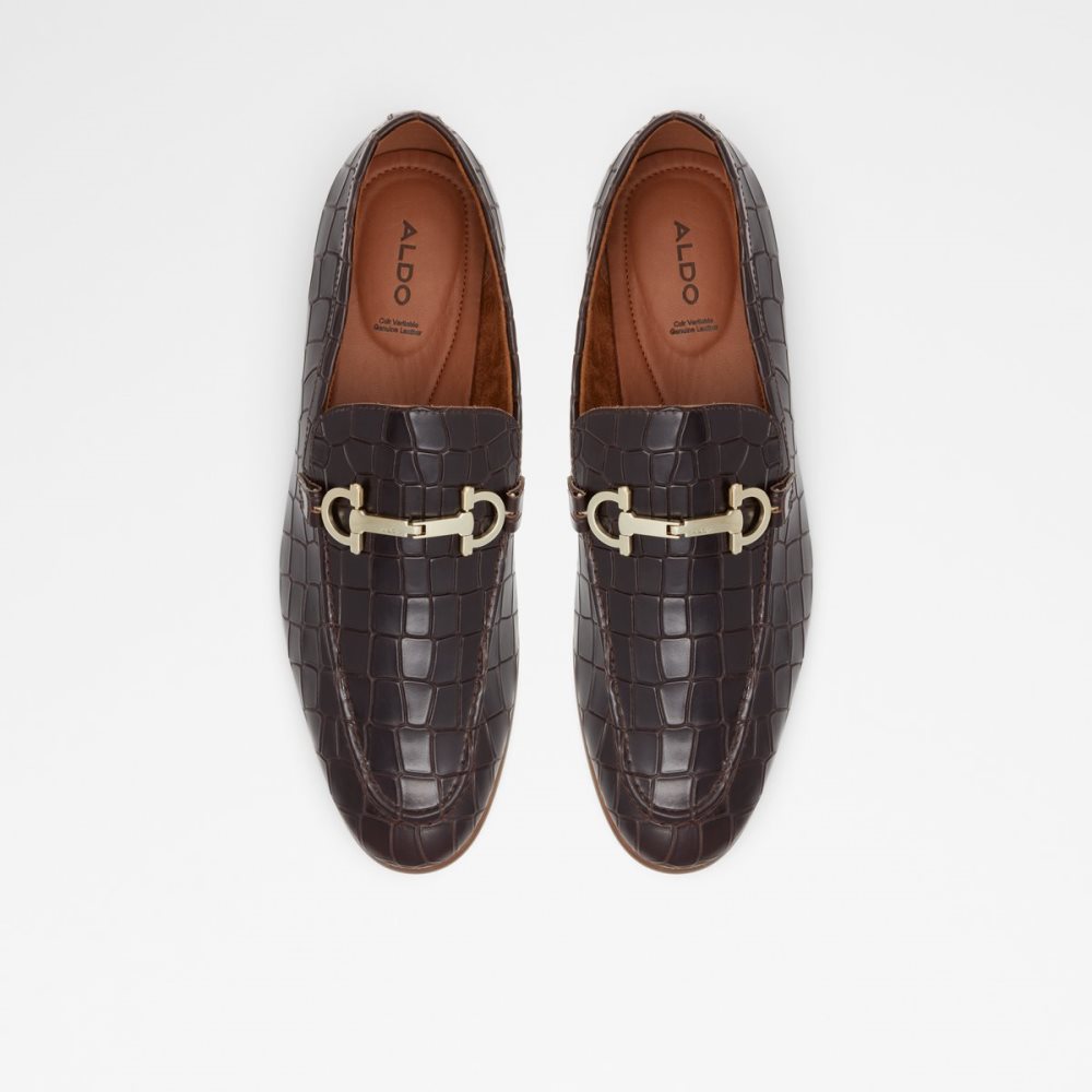 Loafers Aldo Olathienflex Marron Foncé Homme | QPQQ-57300502