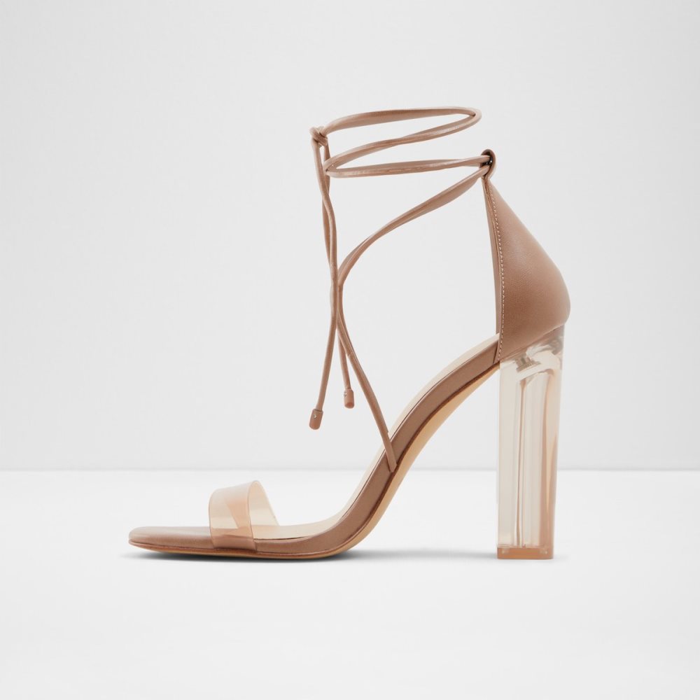 Talons Aldo Onardonia Lanières Talons Sandal Beige Femme | KLEG-05375134