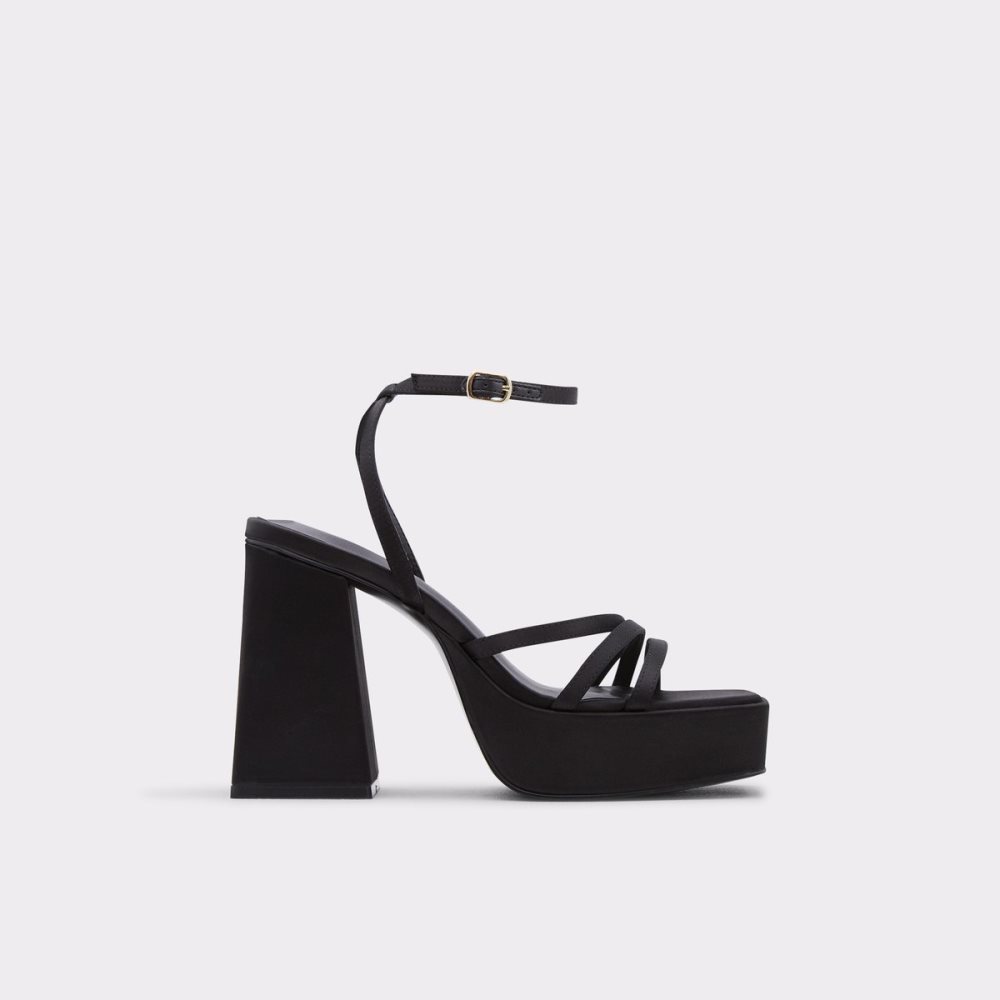 Chaussures Plateforme Aldo Landabriver Lanières Talons Sandal - Plateforme Noir Femme | TMNM-48753695