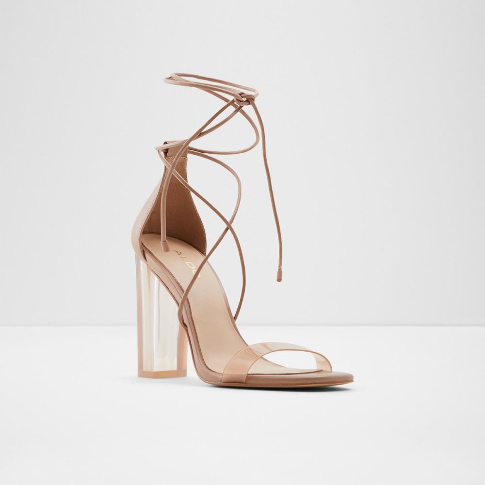 Talons Aldo Onardonia Lanières Talons Sandal Beige Femme | KLEG-05375134