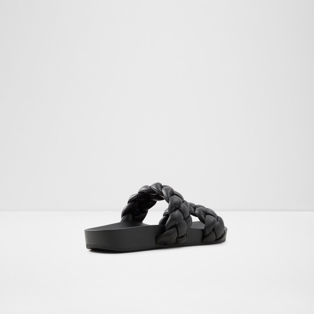 Sandales Aldo Oaka Claquette Sandal Noir Femme | SUGJ-84837564